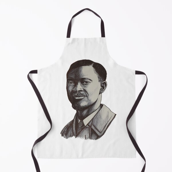 Item preview, Drawing by Patrice Lumumba, Portrait of Patrice Lumumba, President of the Democratic Republic of the Congo designed and sold by Tiendaplanista.
