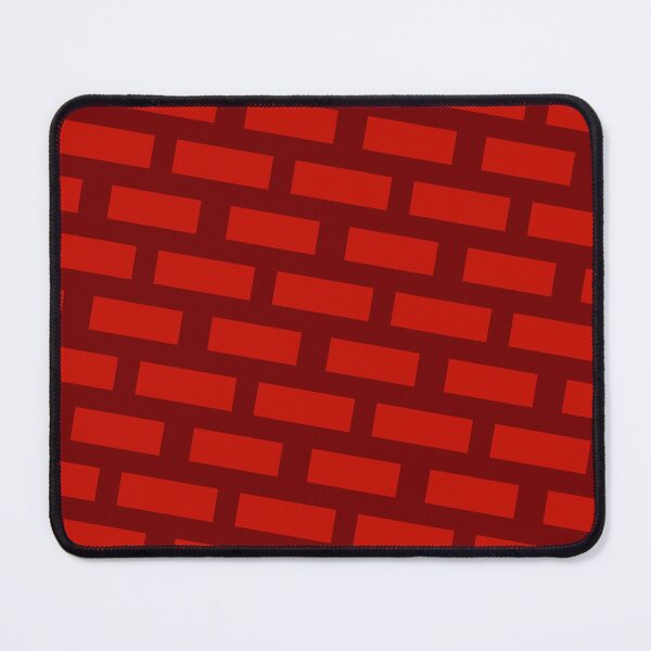 Item preview, Maroon & Red Brick Wall Repeat Rectangle Borderless Blueprint designed and sold by Alchemy-A-La-G.