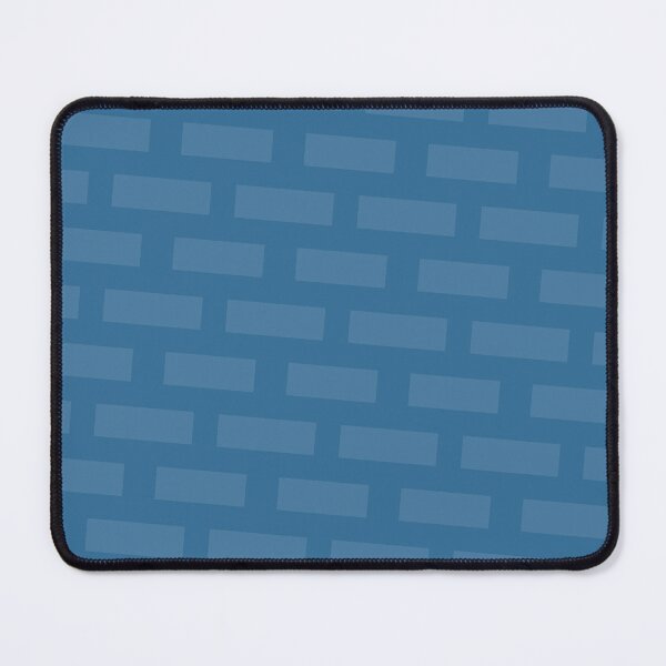 Item preview, Blue & Cyan Brick Wall Repeat Rectangle Borderless Blueprint designed and sold by Alchemy-A-La-G.