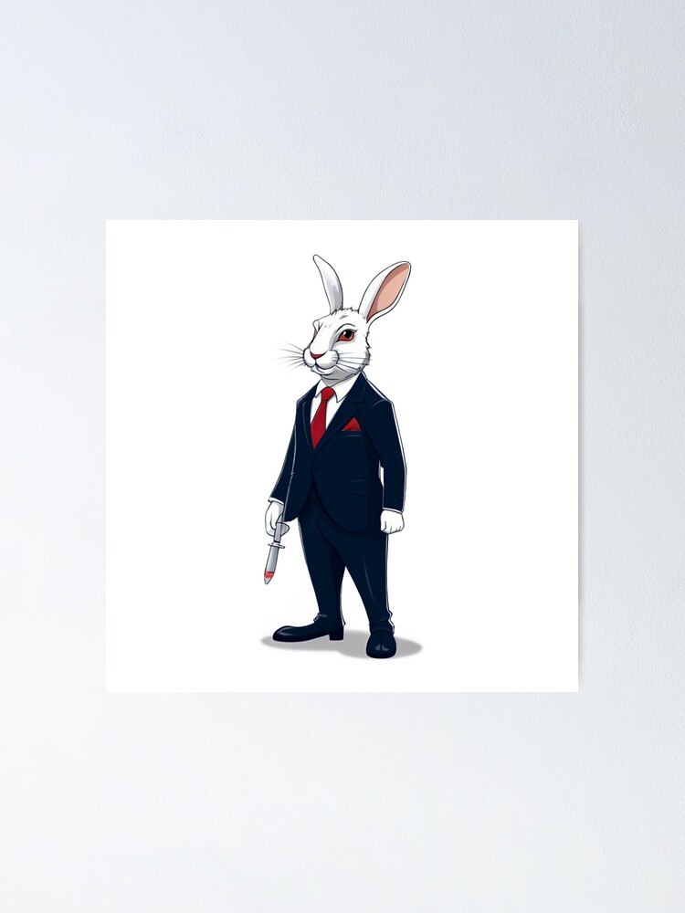 Thumbnail 1 of 3, Poster, Gangster Rabbit designed and sold by omerfdln34.