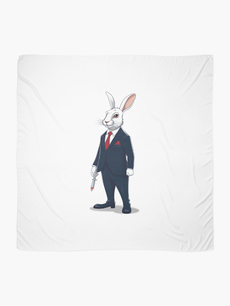 Thumbnail 2 of 3, Scarf, Gangster Rabbit designed and sold by omerfdln34.