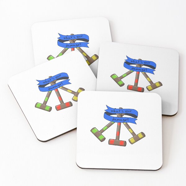 Item preview, What's your damage? Heathers croquet mallets designed and sold by cyberbarbiee.
