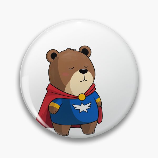 Item preview, Sleepy Chubby Bear Superhero designed and sold by omerfdln34.