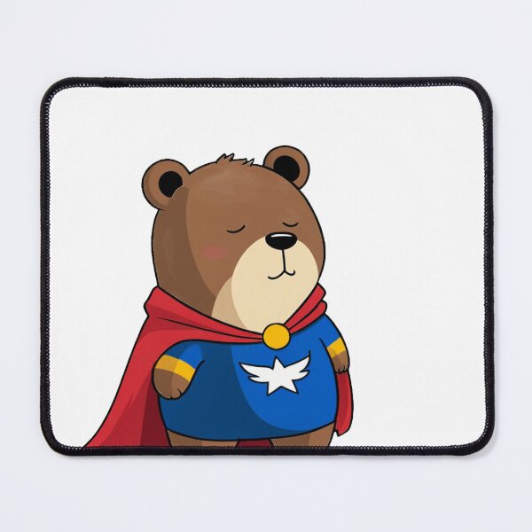 Item preview, Sleepy Chubby Bear Superhero designed and sold by omerfdln34.