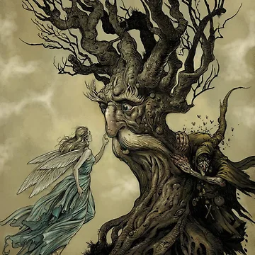 Artwork thumbnail, Tree Spirit by Slinky-Reebs
