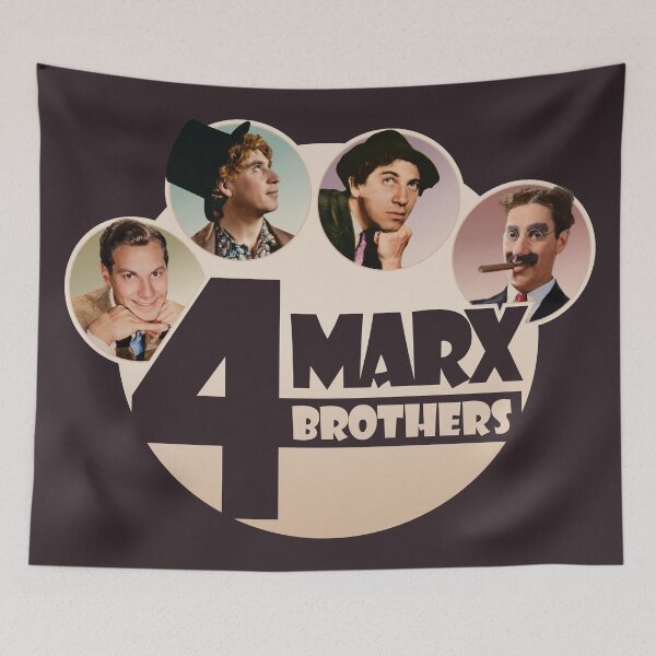 Item preview, The 4 Marx Brothers at Paramount color version designed and sold by SpruceTavern.