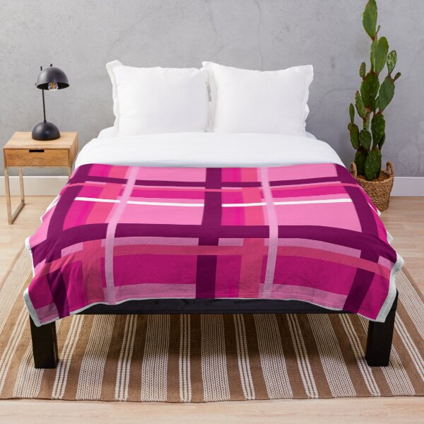 Item preview, Geometric Pink Plaid designed and sold by Ldydesign.
