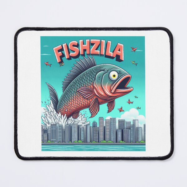 Item preview, The Rise of  Fishzilla designed and sold by Moad Fahim.