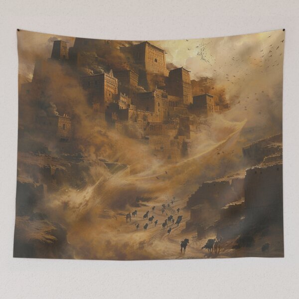 Item preview, an_entire_primitive_desert_village_being_destroyed_2 designed and sold by Kirollos9.
