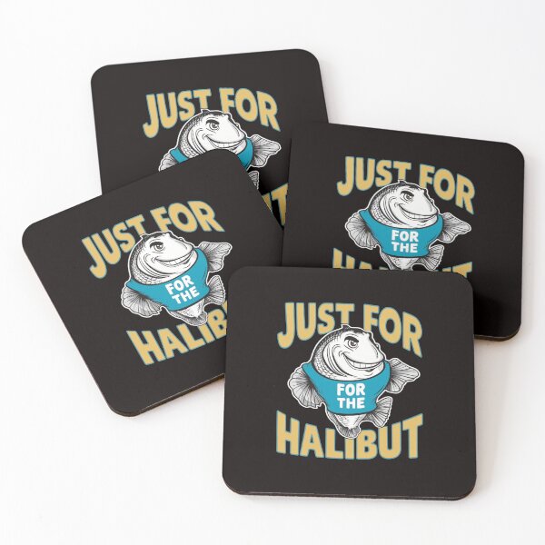 Item preview, Just for the Halibut designed and sold by HOMEDESIGNPRINT.
