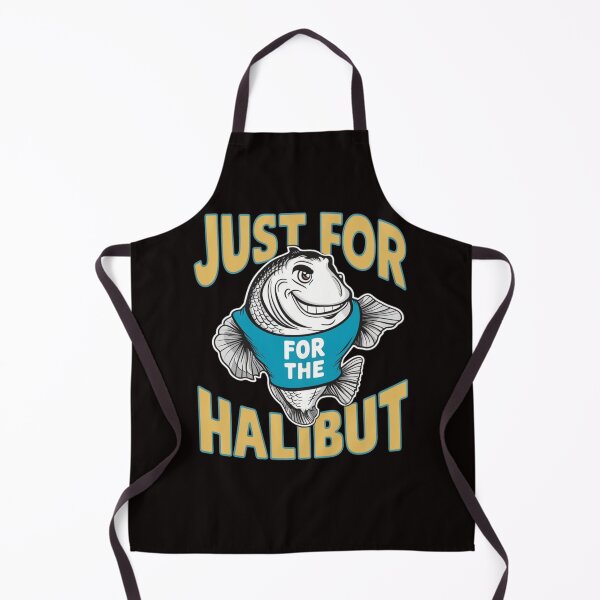 Item preview, Just for the Halibut designed and sold by HOMEDESIGNPRINT.