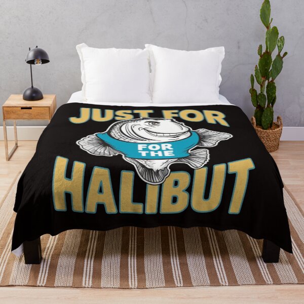 Item preview, Just for the Halibut designed and sold by HOMEDESIGNPRINT.