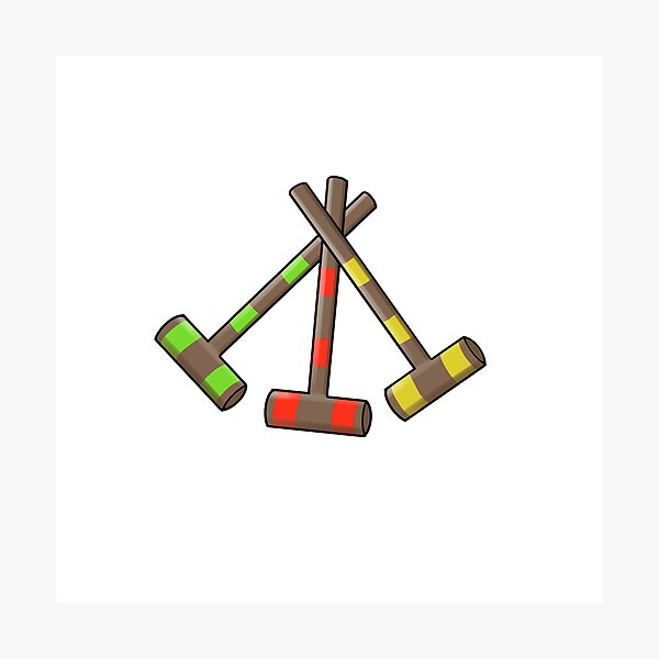Item preview, Heathers croquet mallets musical and movie designed and sold by cyberbarbiee.