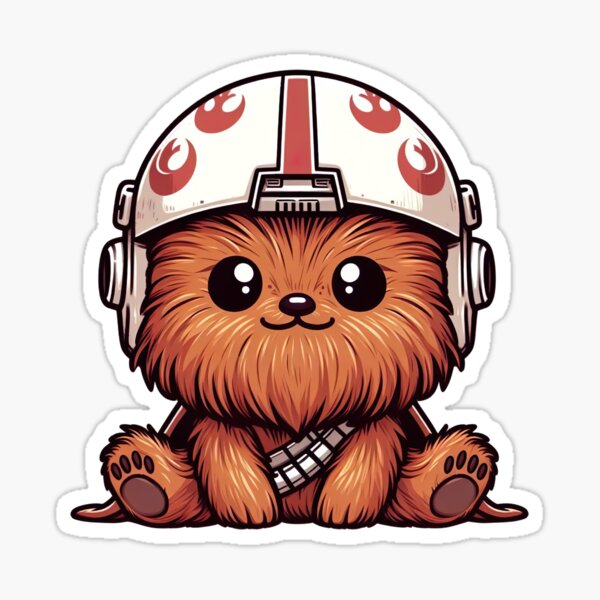 Vista previa del artículo con la obra «Bebé wookie», diseñado y vendido por whimsical-ai.