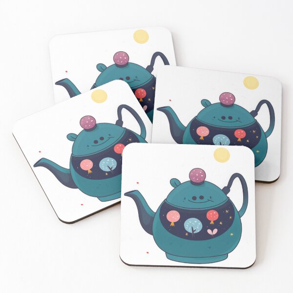 Item preview, Minimalist Embroidered Teapot designed and sold by omerfdln34.