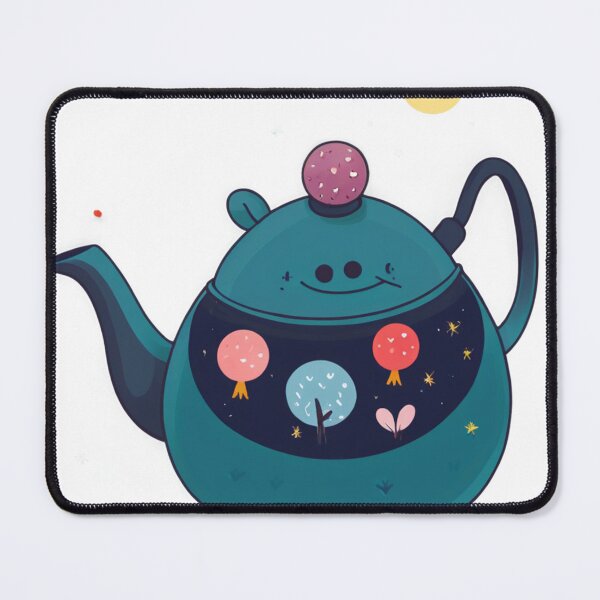 Item preview, Minimalist Embroidered Teapot designed and sold by omerfdln34.
