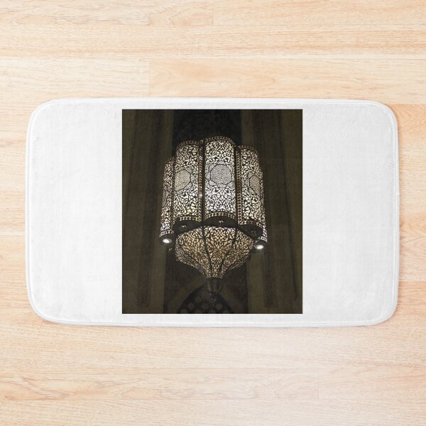 Item preview, Beautiful geometric pattern design gold chandelier designed and sold by MubaraksArt.