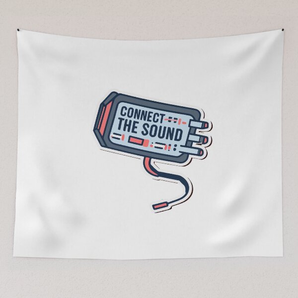 Item preview, Connect the Sound Cyber Audio Interface Design designed and sold by NiftyWrx.