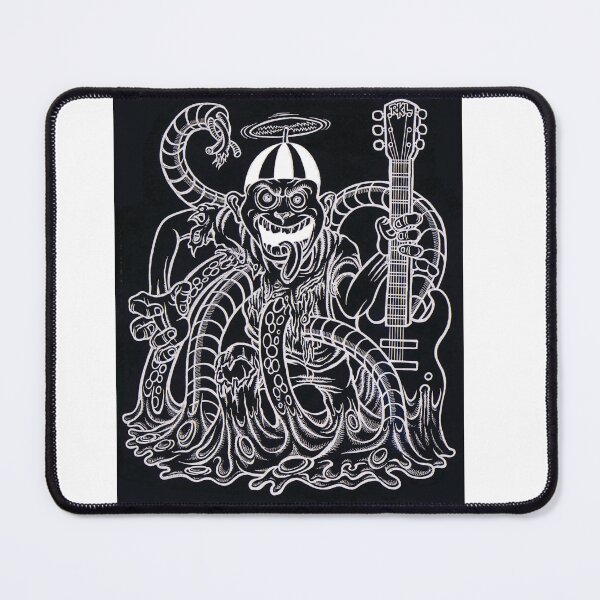 Item preview, RKL - Rich Kids on LSD - OFFICIAL - Beanie w/Guitar - White on Black designed and sold by RichKidsonLSD.