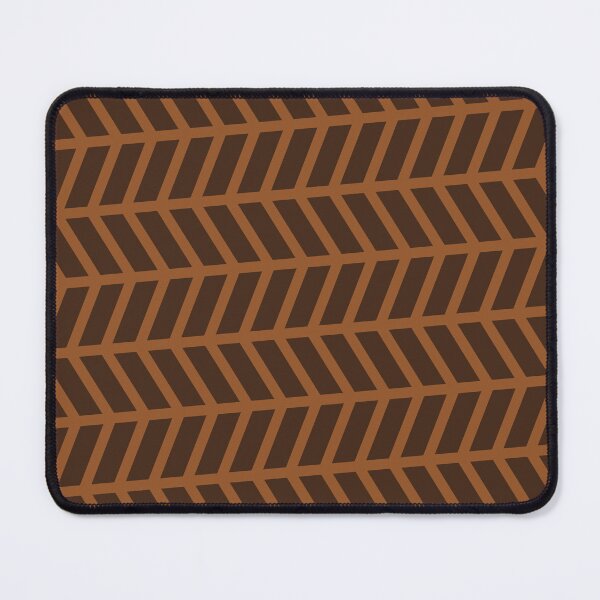 Item preview, Brown & Caramel Herringbone Chevron Arrow Grid Borderless Blueprint designed and sold by Alchemy-A-La-G.