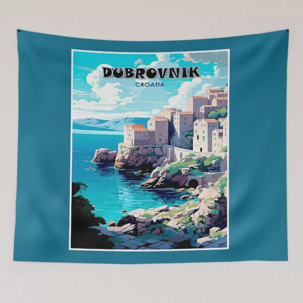 Item preview, Dubrovnik Croatia :Travel and Tourism Advertising Print designed and sold by posterbobs.