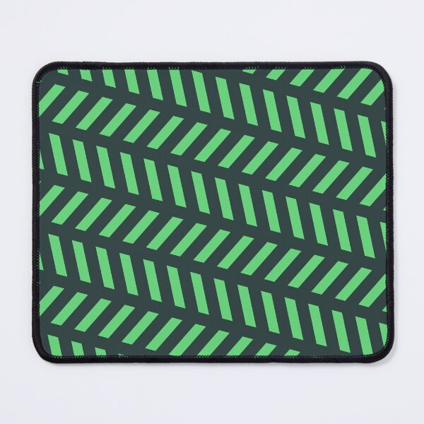 Item preview, Blue & Green Herringbone Chevron Arrow Grid Borderless Blueprint designed and sold by Alchemy-A-La-G.