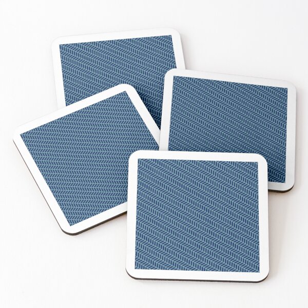 Item preview, Blue & Teal Herringbone Chevron Arrow Grid Borderless Blueprint designed and sold by Alchemy-A-La-G.