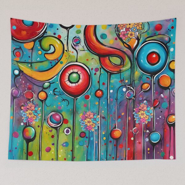 Item preview, Colorful Funny garden designed and sold by Modern-Tropical.