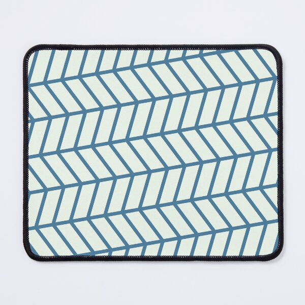 Item preview, Blue & White Herringbone Chevron Arrow Grid Borderless Blueprint designed and sold by Alchemy-A-La-G.