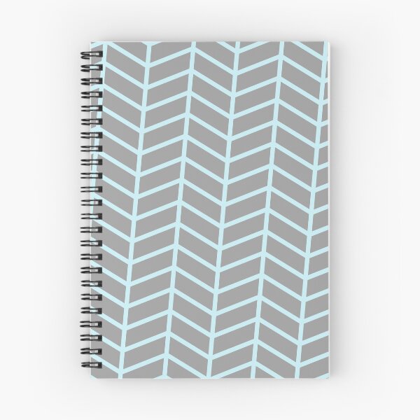 Item preview, Baby-Blue & Grey Herringbone Chevron Arrow Grid Borderless Blueprint designed and sold by Alchemy-A-La-G.