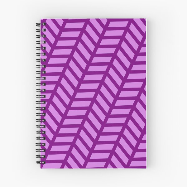 Item preview, Purple & Violet Herringbone Chevron Arrow Grid Borderless Blueprint designed and sold by Alchemy-A-La-G.