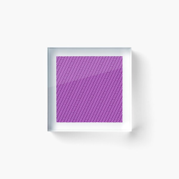 Item preview, Purple & Violet Herringbone Chevron Arrow Grid Borderless Blueprint designed and sold by Alchemy-A-La-G.