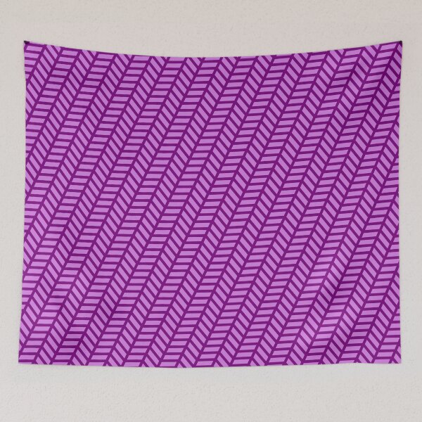 Item preview, Purple & Violet Herringbone Chevron Arrow Grid Borderless Blueprint designed and sold by Alchemy-A-La-G.