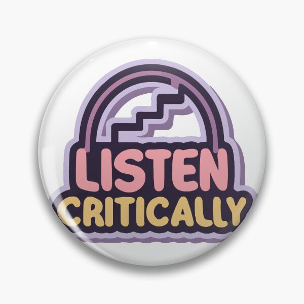 Item preview, Listen Critically - Headphones with Sound Spectrum Design designed and sold by NiftyWrx.