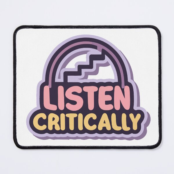 Item preview, Listen Critically - Headphones with Sound Spectrum Design designed and sold by NiftyWrx.