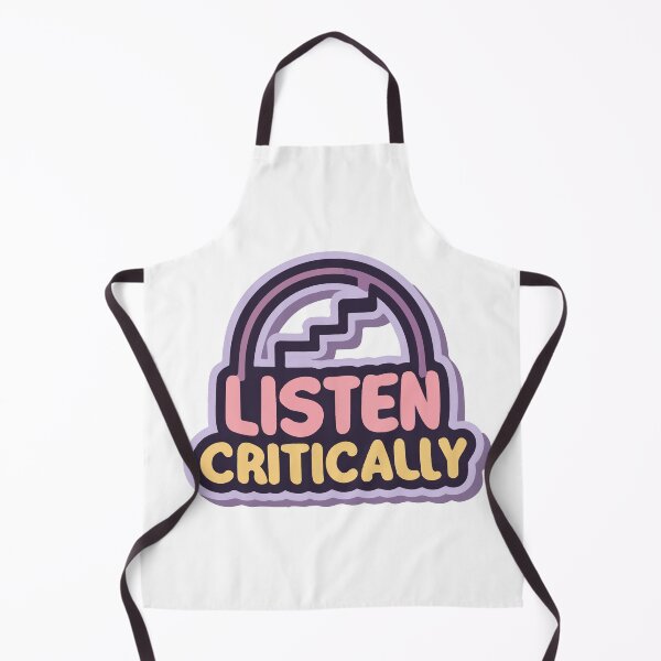 Item preview, Listen Critically - Headphones with Sound Spectrum Design designed and sold by NiftyWrx.