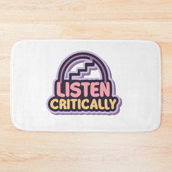 Item preview, Listen Critically - Headphones with Sound Spectrum Design designed and sold by NiftyWrx.