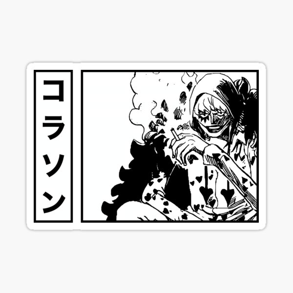 Vista previa del artículo con la obra «Corazon - One piece», diseñado y vendido por FumutShop.