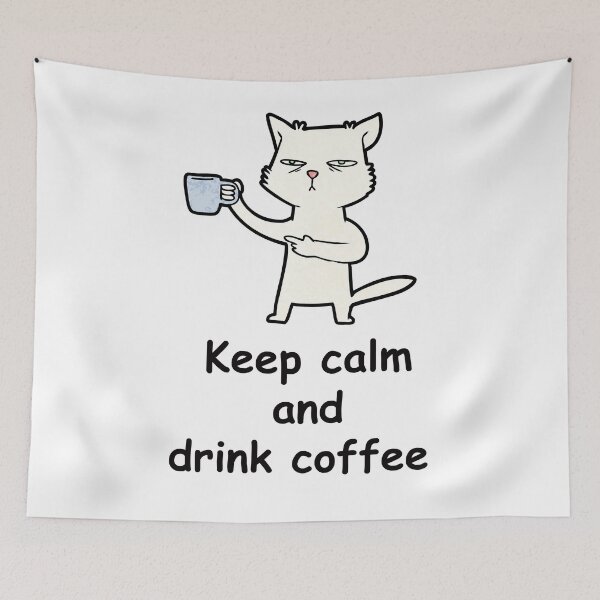 Item preview, Keep calm and drink coffee designed and sold by OCNau.