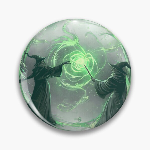 Item preview, Wizards casting spells - Green designed and sold by Chr002.