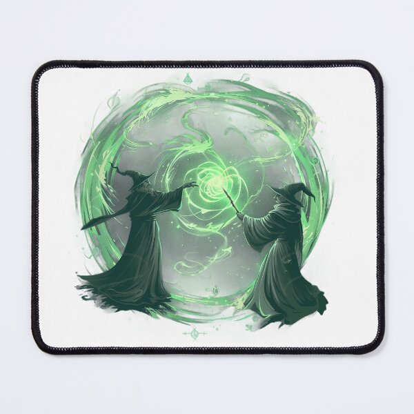 Item preview, Wizards casting spells - Green designed and sold by Chr002.
