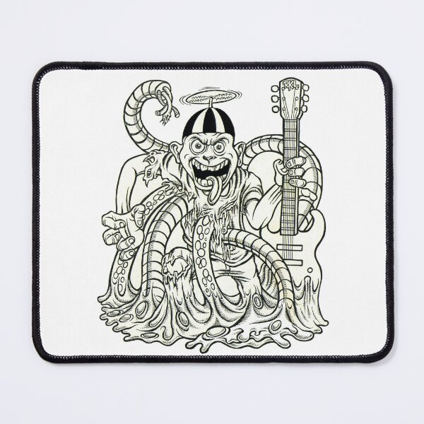 Item preview, RKL - Rich Kids on LSD - OFFICIAL - Beanie w/ Guitar - Black on White designed and sold by RichKidsonLSD.