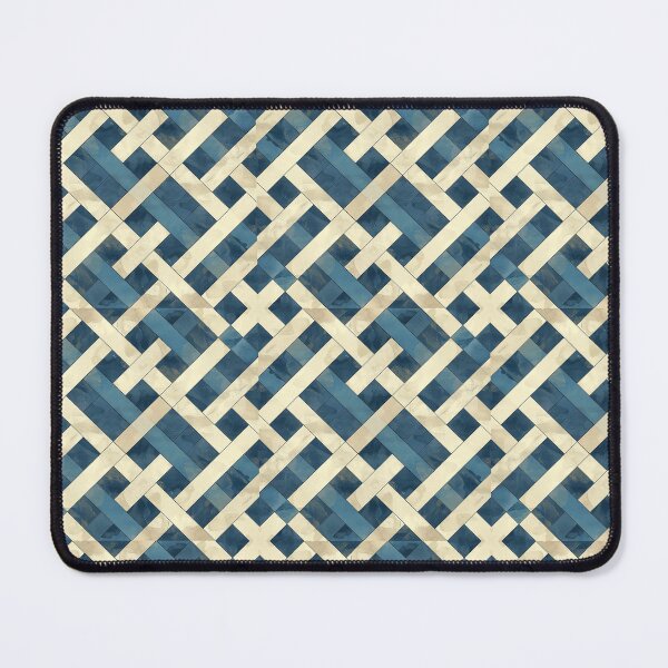 Item preview, blue white woven pattern design designed and sold by BartHugoKnight.