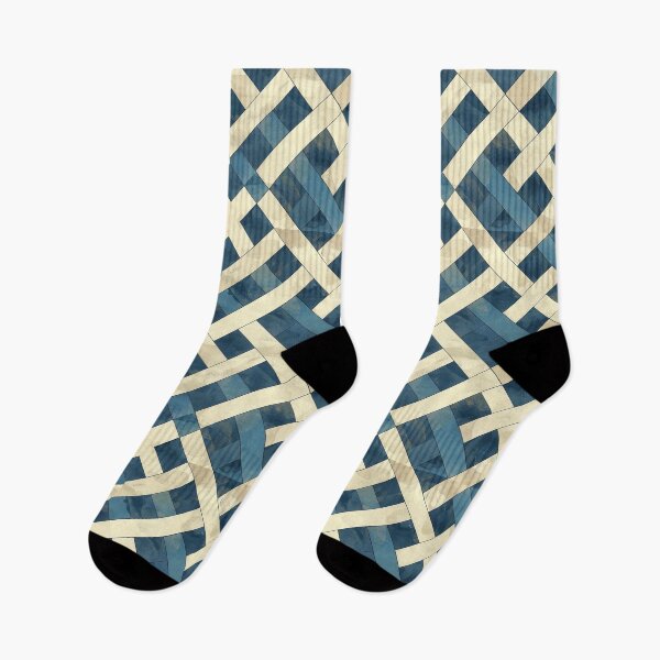 Item preview, blue white woven pattern design designed and sold by BartHugoKnight.