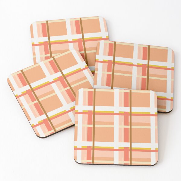 Item preview, Geometric Orange Plaid designed and sold by Ldydesign.