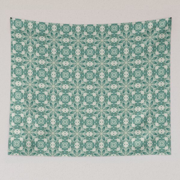 Item preview, Green and Beige seamless pattern designed and sold by Fantacaroo Designs.