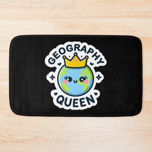 Item preview, Geography Queen designed and sold by BluRockDesigns.