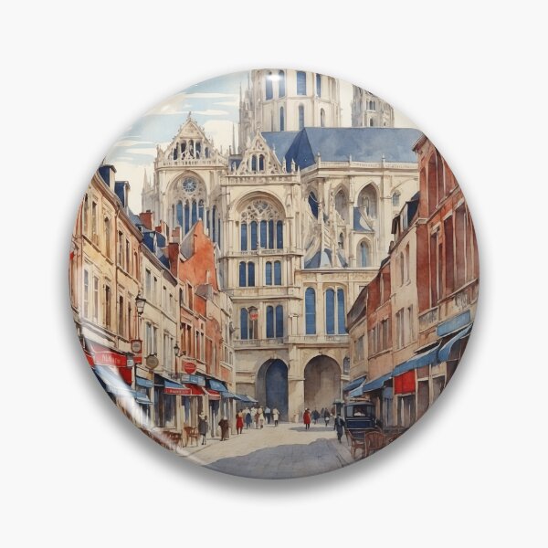 Item preview, Amiens France Vintage Travel Tourism  designed and sold by TravelersGems.