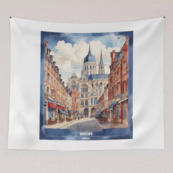 Item preview, Amiens France Vintage Travel Tourism  designed and sold by TravelersGems.