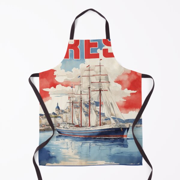 Item preview, Brest France Vintage Travel Tourism  designed and sold by TravelersGems.